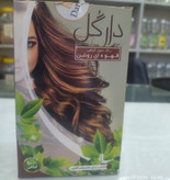 پودر رنگ مو گیاهی قهوه ای روشن دارگل