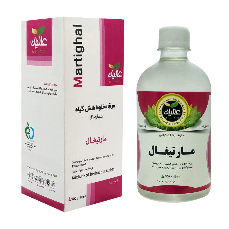 عرق مخلوط شش گیاه مارتیغال(حساسیت)