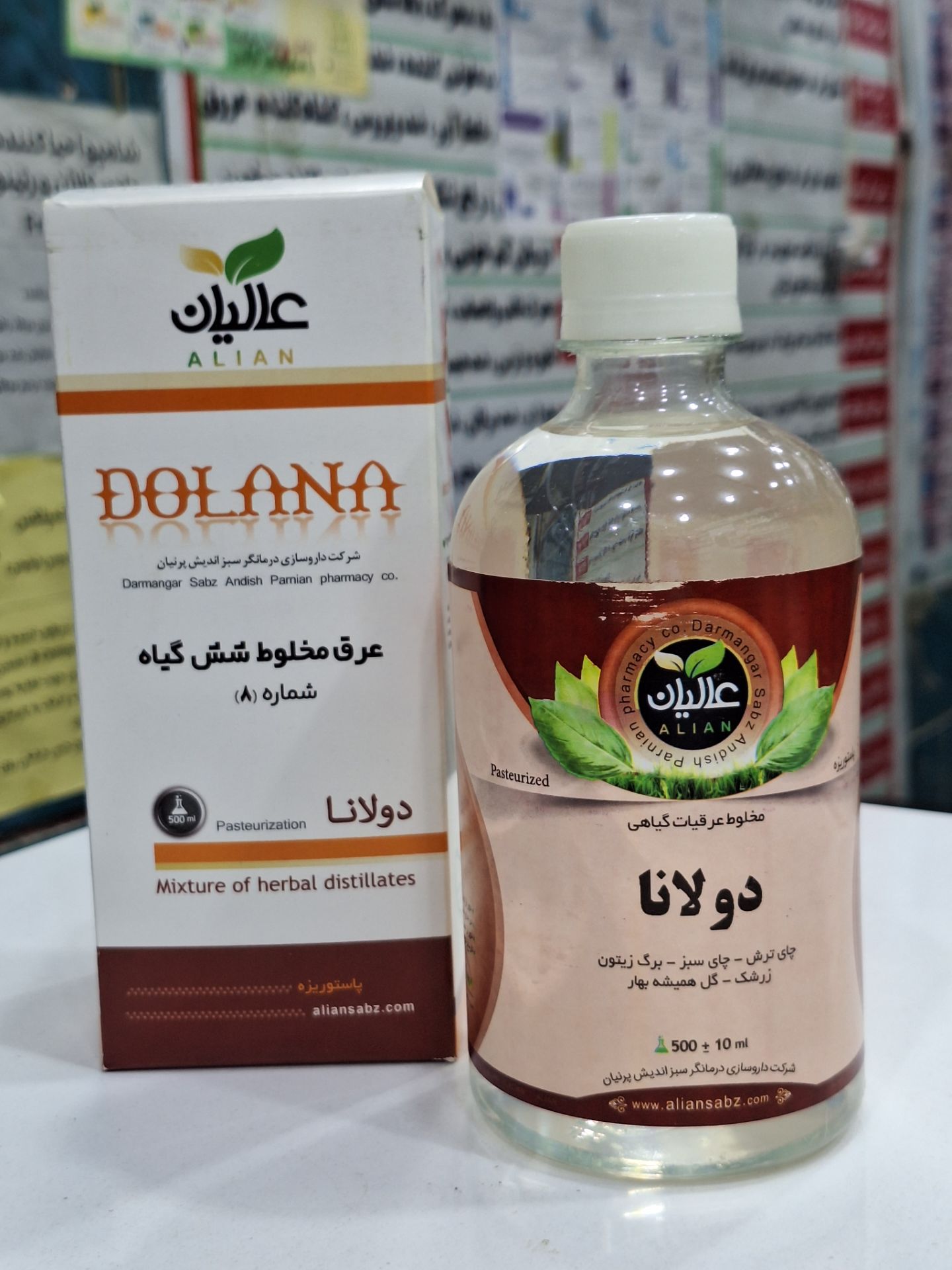 عرق مخلوط شش دولانا(فشار خون)