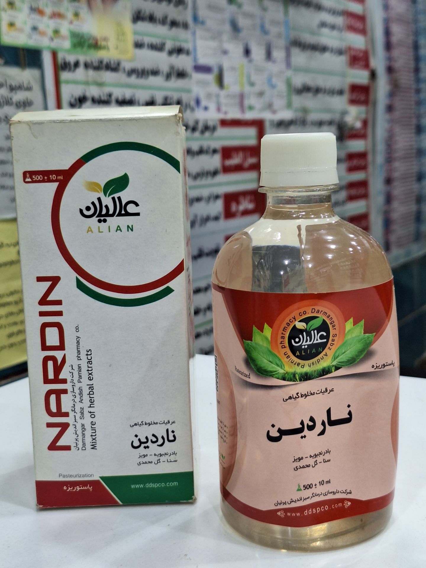 عرق مخلوط چهار گیاه ناردین(سودا)